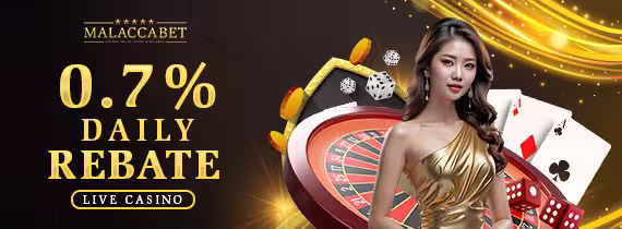 DAILY REBATE LIVE CASINO 0.7% DAILY REBATE LIVE CASINO 0.7%