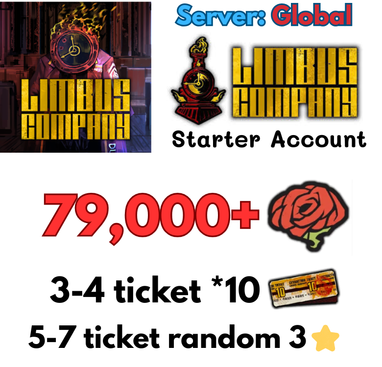 [Global] Limbus Company reroll starter account 