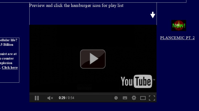 WEB PAGE VIDEO PLAYLIST FILE IN WEBPLUS