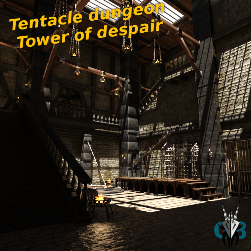 Tentacle Dungeon Tower of Dispair by Godless8