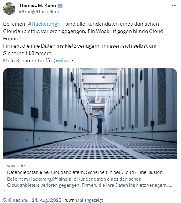 Sicherheit in der Cloud, eine Illusion
