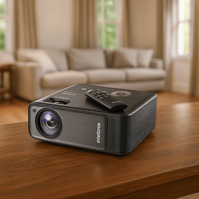 Projeção em ambiente iluminado