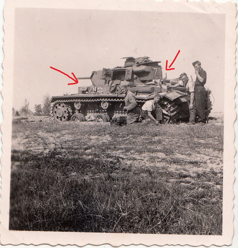 Wehrmacht Rußland schwerer Panzer III Im Einsatz