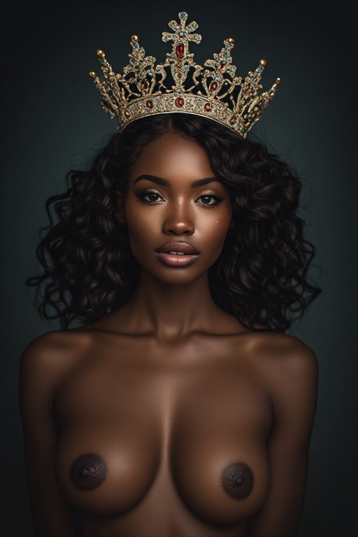 Naked-ebony-Queen-crown-sharp-(33)