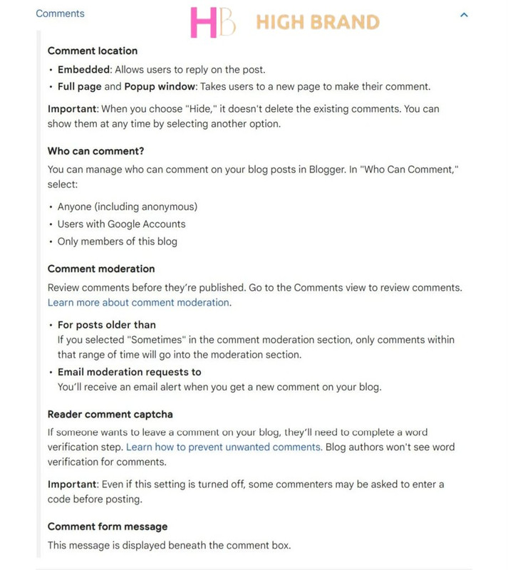 Blogger Theme Section