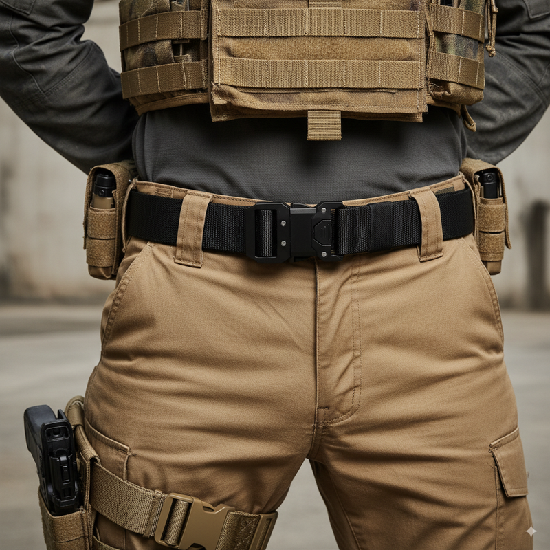 Heavy-duty nylon tactical cobra belt in multiple color options 1.5 inch