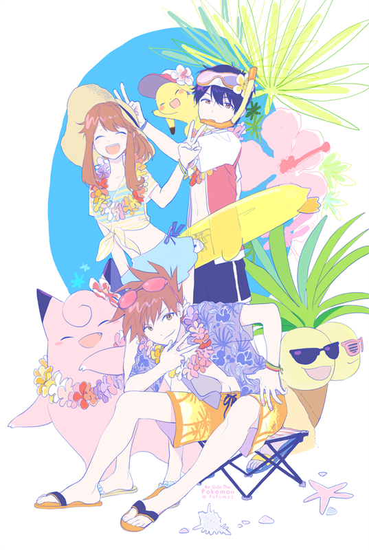 pikachu-red-blue-oak-green-clefairy-and-