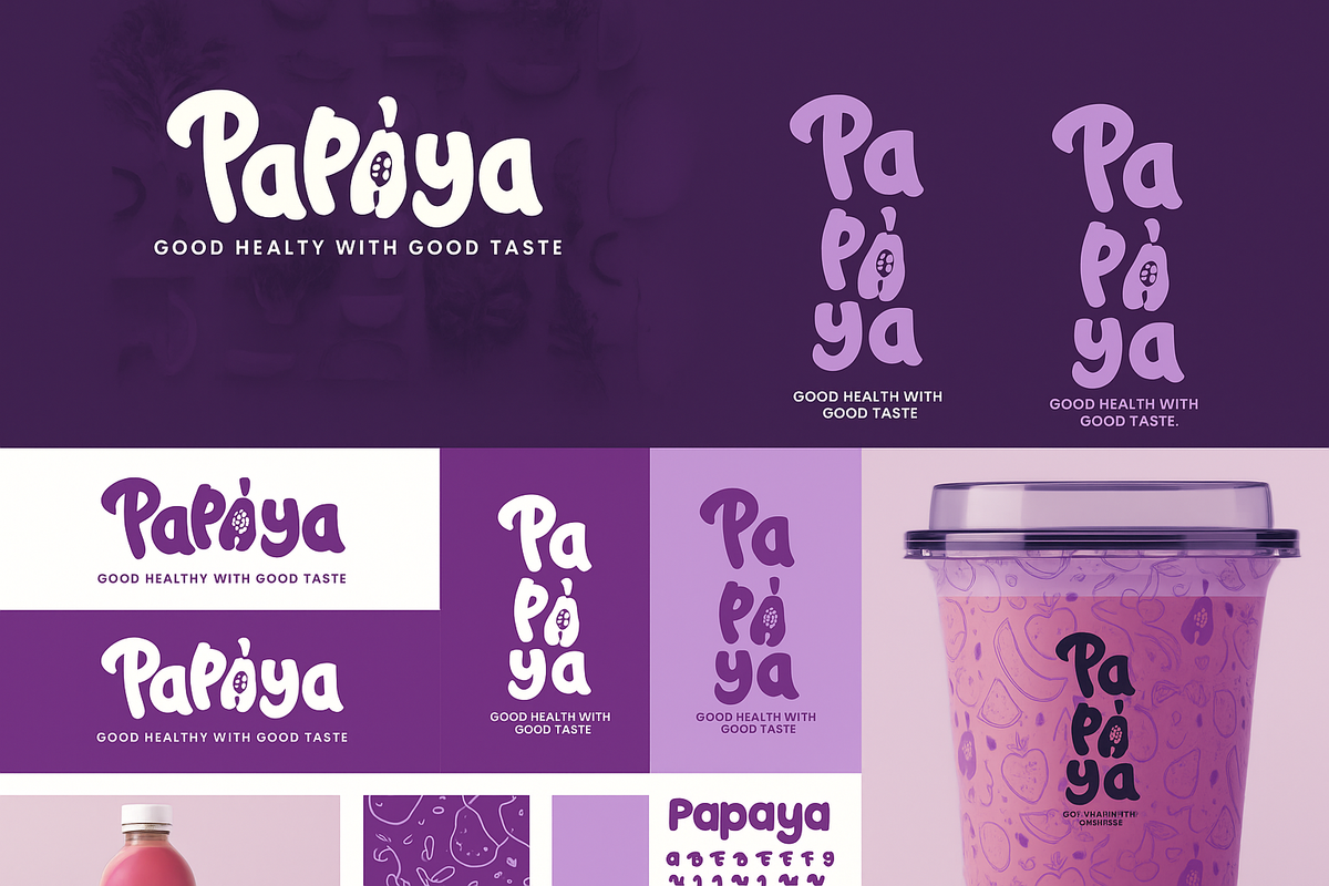 Vibrant brand identity and logo design project.