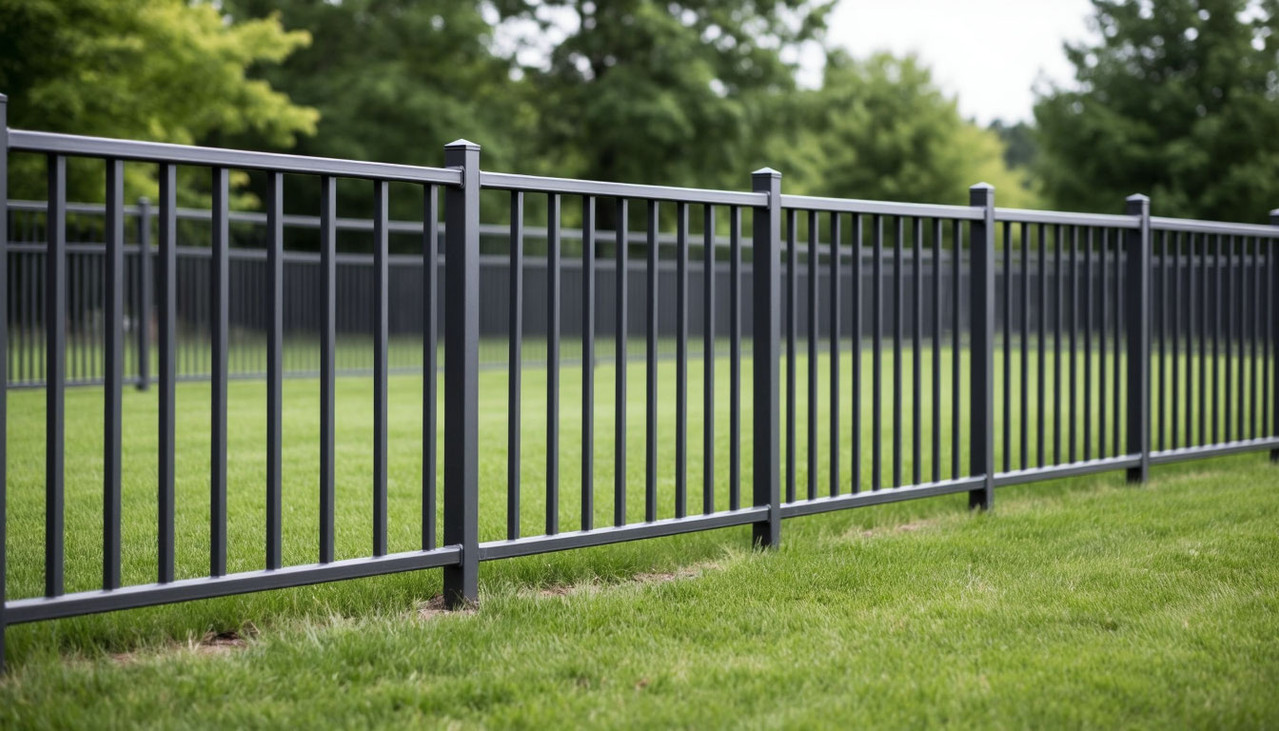 Металлическое ограждение для газона