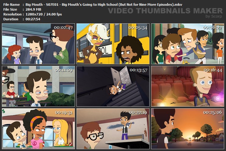 Big Mouth - S07E01 - Big Mouth’s Going to High School (But Not for Nine More Episodes).mkv