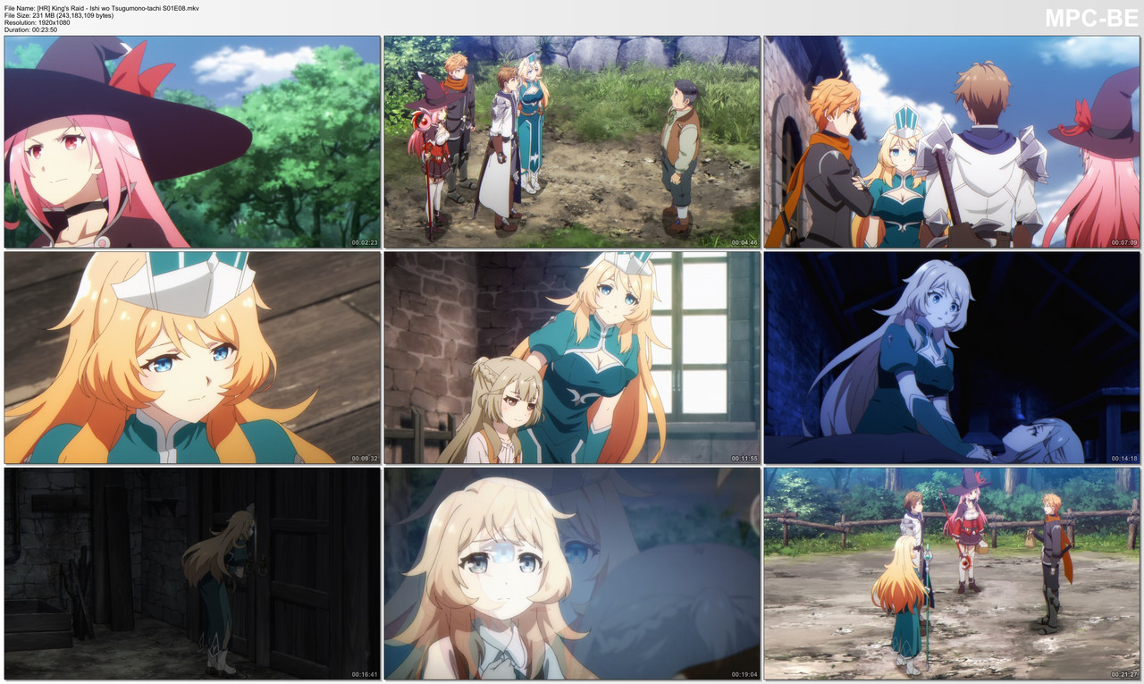 [HR] King's Raid: Ishi wo Tsugumono-tachi S01E01-08 (Batch) [Web 1080p HEVC E-OPUS] HR-DR