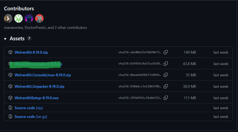 Wolvenkit.CLI 文件夹示例
