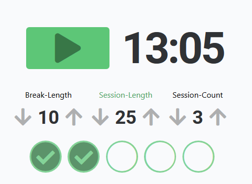 Pomodoro React App Preview