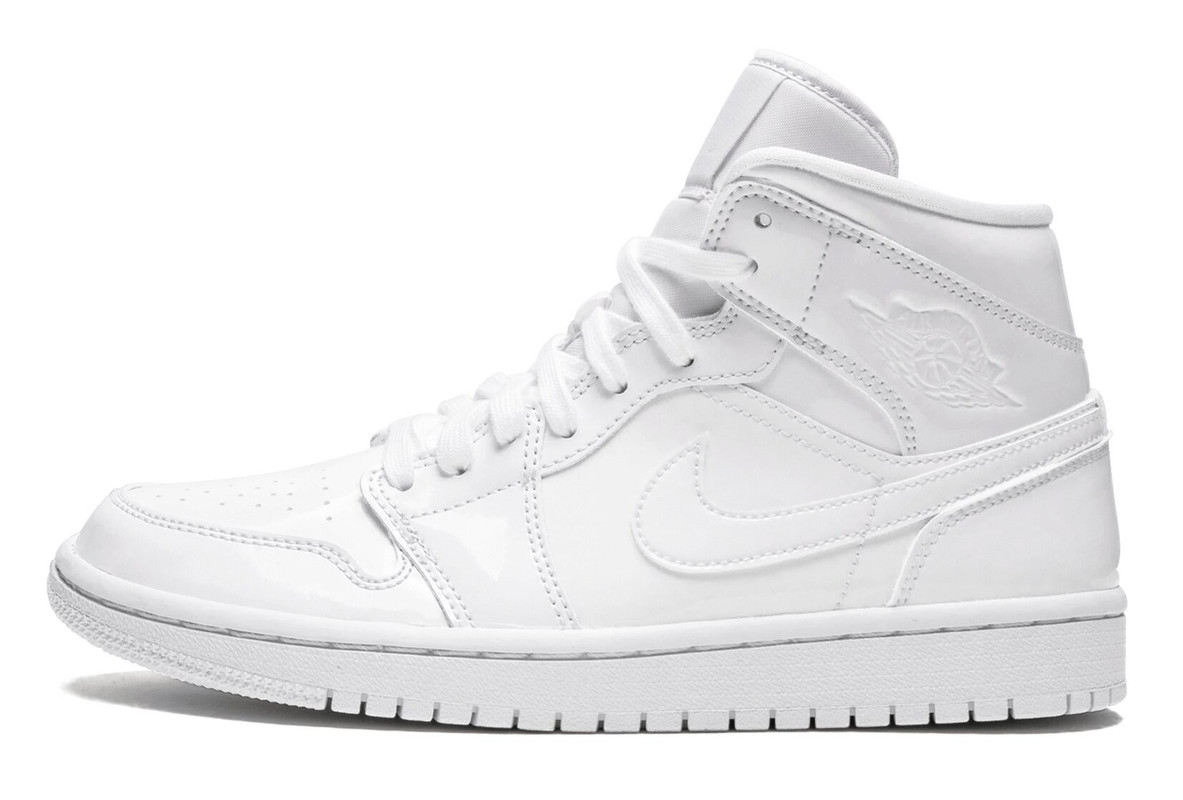 Nike Air Jordan 1 Retro High “Triple White Patent Leather”