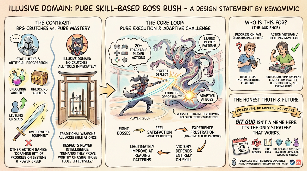 Anime style action game with intense combat