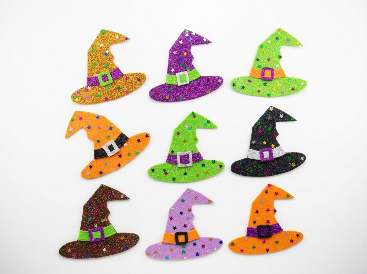 Adornos foamy sombrero Halloween para decorar souvenirs x6pz