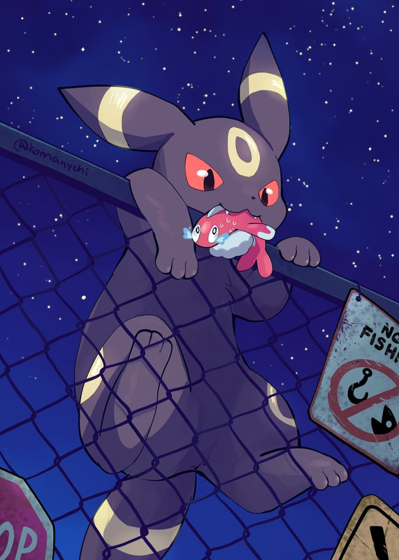 umbreon-and-tatsugiri-pokemon-drawn-by-k