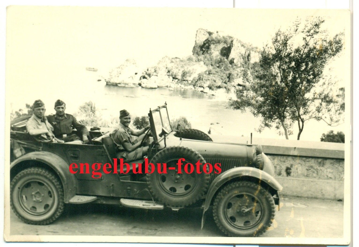 FOTO - AFRIKA 7 ITALIEN - FAHRZEUG - KFZ - Seltener KÜBELWAGEN