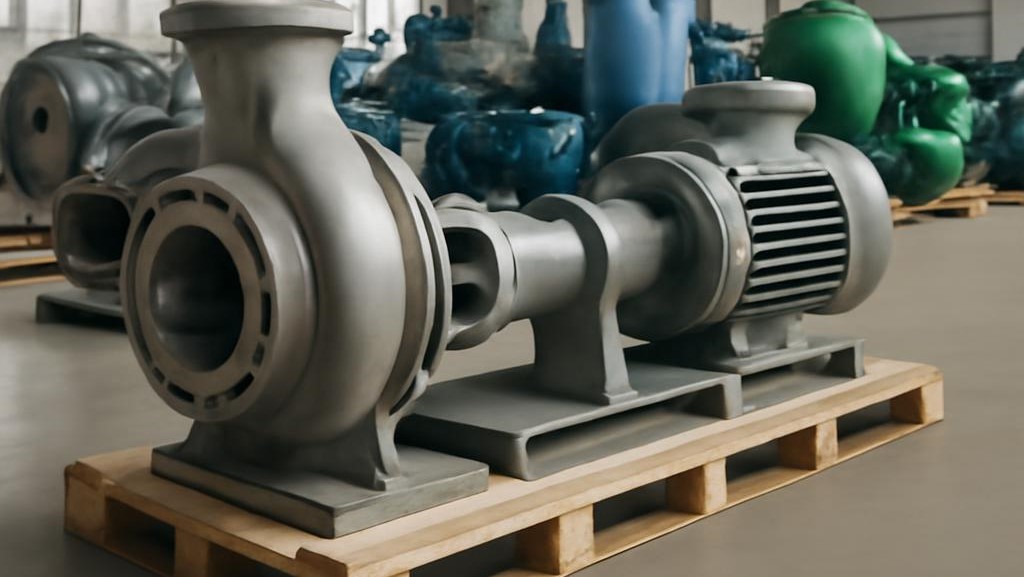 Изображение промышленного оборудования на складе в Китае