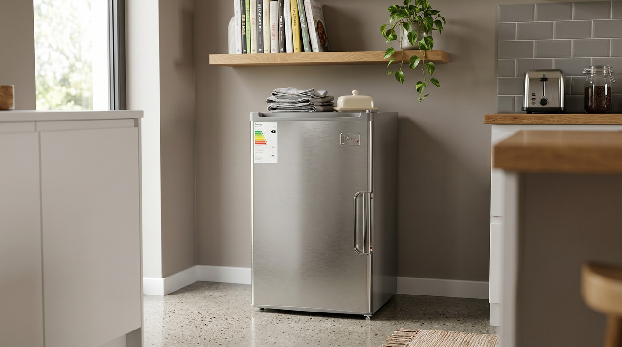 Nevera Ejecutiva JEF JN03S Compacta Negra