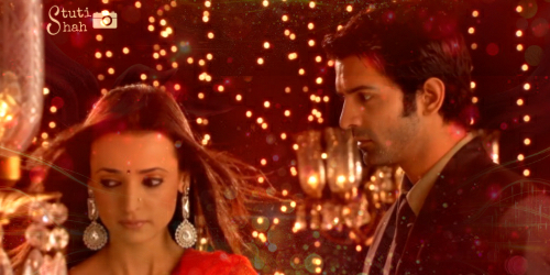Red Sari scene