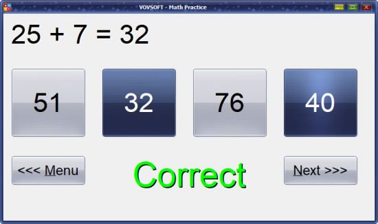 VovSoft Math Practice 3.0 VovSoft Math Practice 3.0