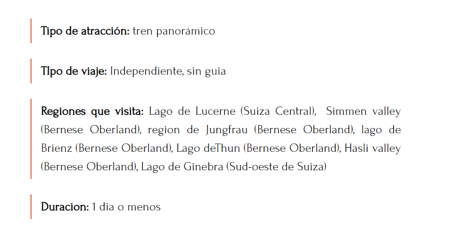 Viajar a bordo del Golden Pass, el tren panorámico en Suiza - Transporte público en Suiza - Tren, bus, precios, rutas