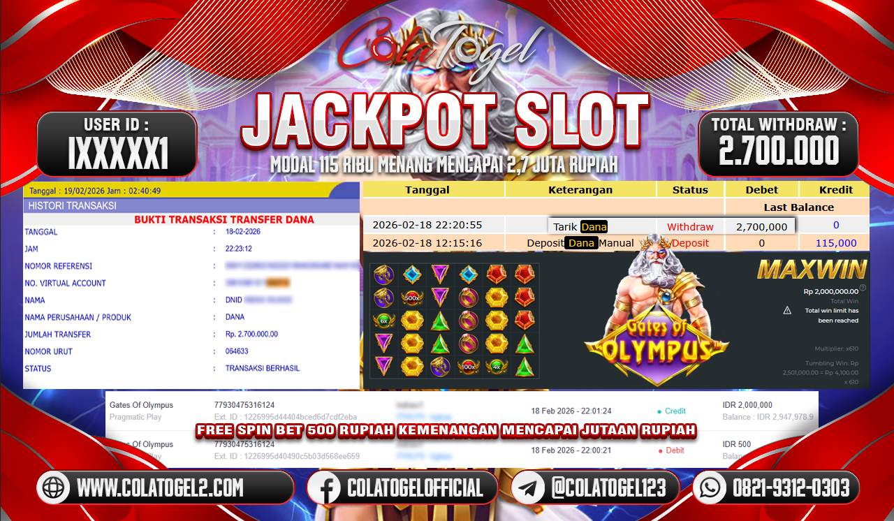 JACKPOT SLOT GACOR!!