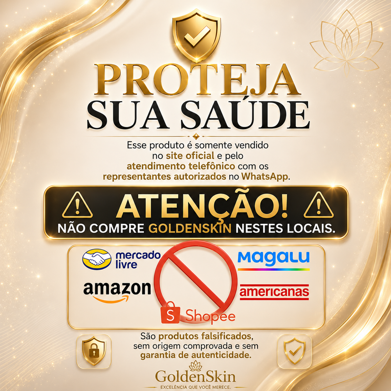 Proteja sua saúde — compre apenas nos canais oficiais