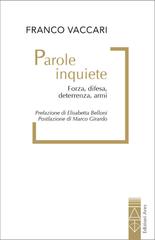 Franco Vaccari – Parole inquiete (2026)