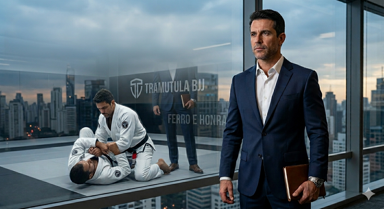 O Atleta Corporativo: Por que o Jiu-Jitsu é o melhor "treino de gestão" para quem vive sob Pressão