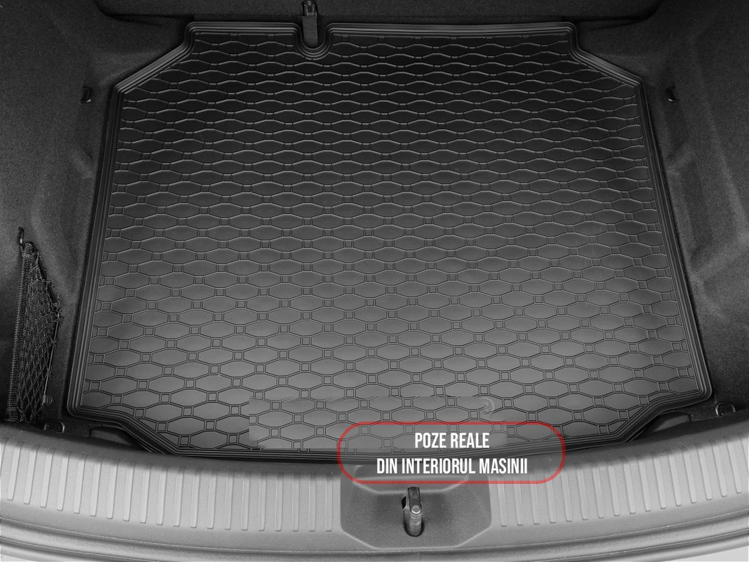 Tavita auto SEAT Leon Hatchback 2013-2020, protectie portbagaj, Cri-Flo, din cauciuc 100%, compatibil cu autoturismul SEAT Leon Hatchback