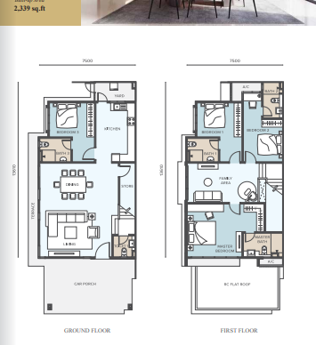 Casablanca 2 Type B floor plan in Setia Alam Impian, Shah Alam, Selangor