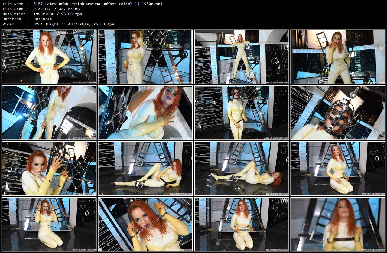 3157 Latex Rubb Fetish Medusa Rubber Fetish 19 1080p mp4