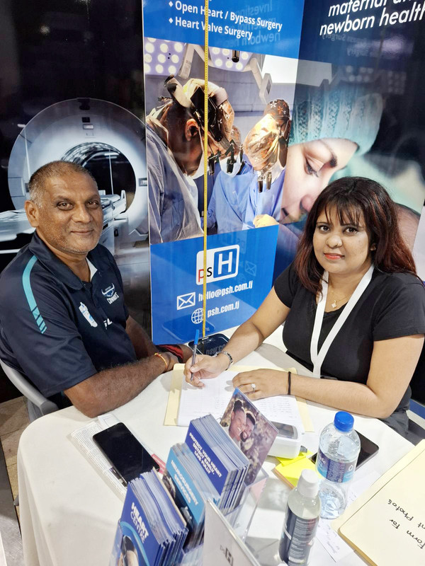 Patient-registers-his-name-for-a-free-medical-checkup-at-PSH-Hospitals-booth-number-B10-at-the-Showc