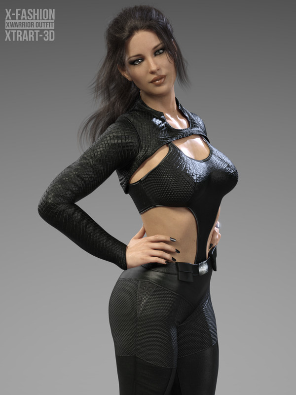 X-Fashion XWarrior Outfit for Genesis 8 Females