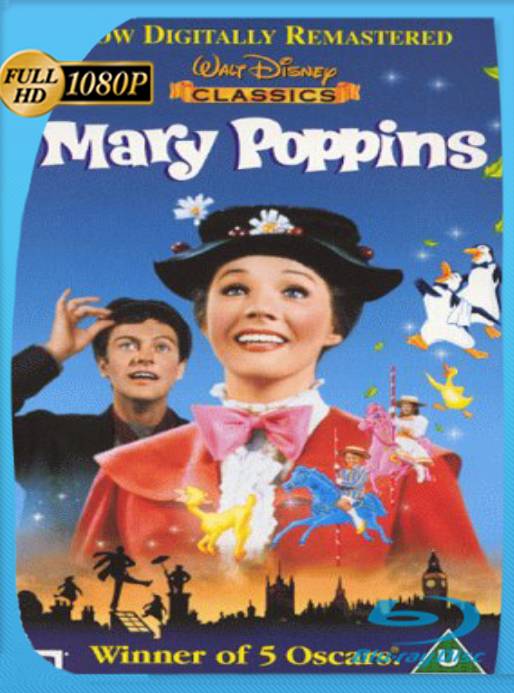 Mary Poppins (1964) BRRip [1080p] [Latino] [GoogleDrive] [RangerRojo]