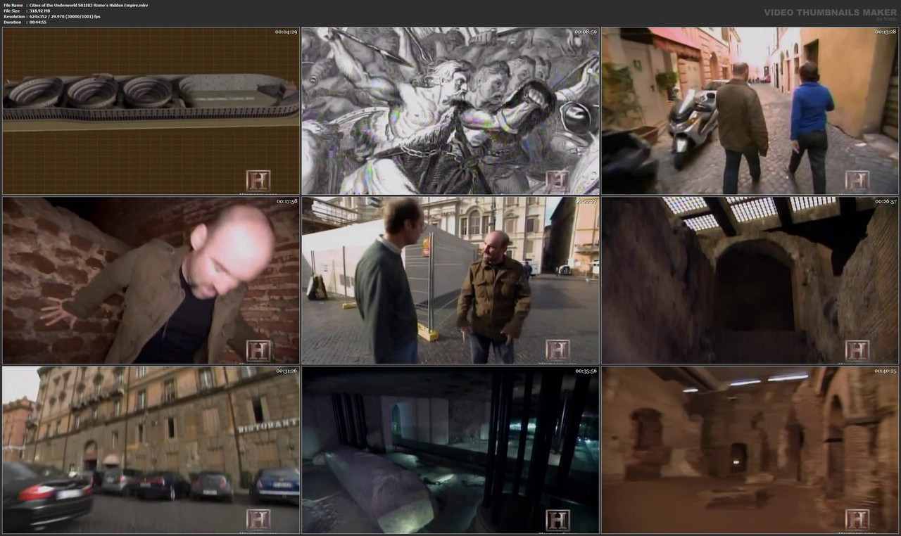 Cities of the Underworld S01E03 Rome's Hidden Empire.mkv