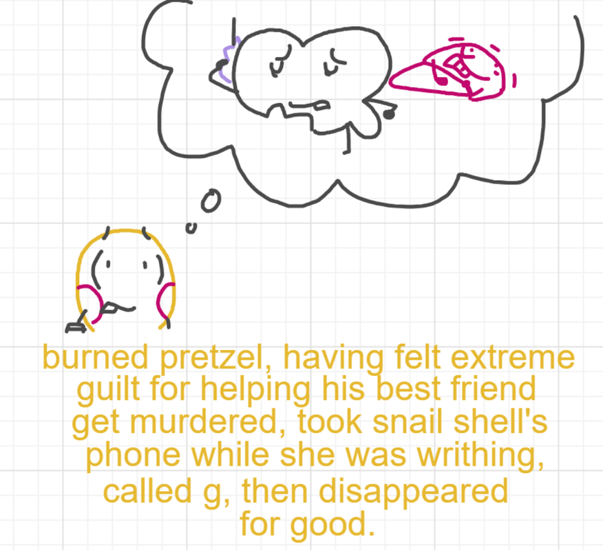 A panel from A Murder On The, episode six of the Board Boards object show by Furretwalk/WalkingFurret.