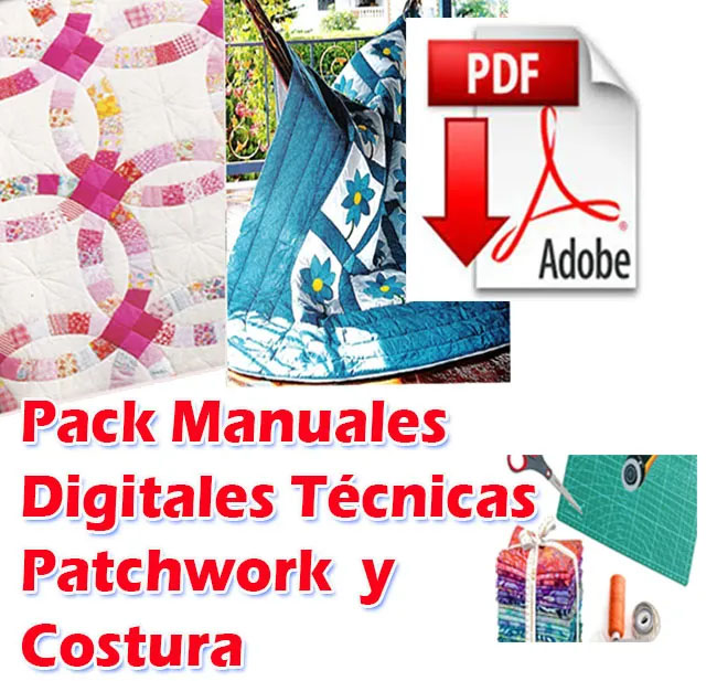 Manuales de Confección técnicas patchwork lencería hogar imprimible