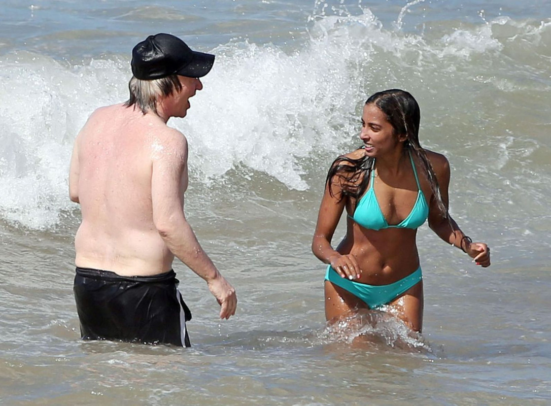 Bill Maher with his young girlfriend Anjulie Persaud