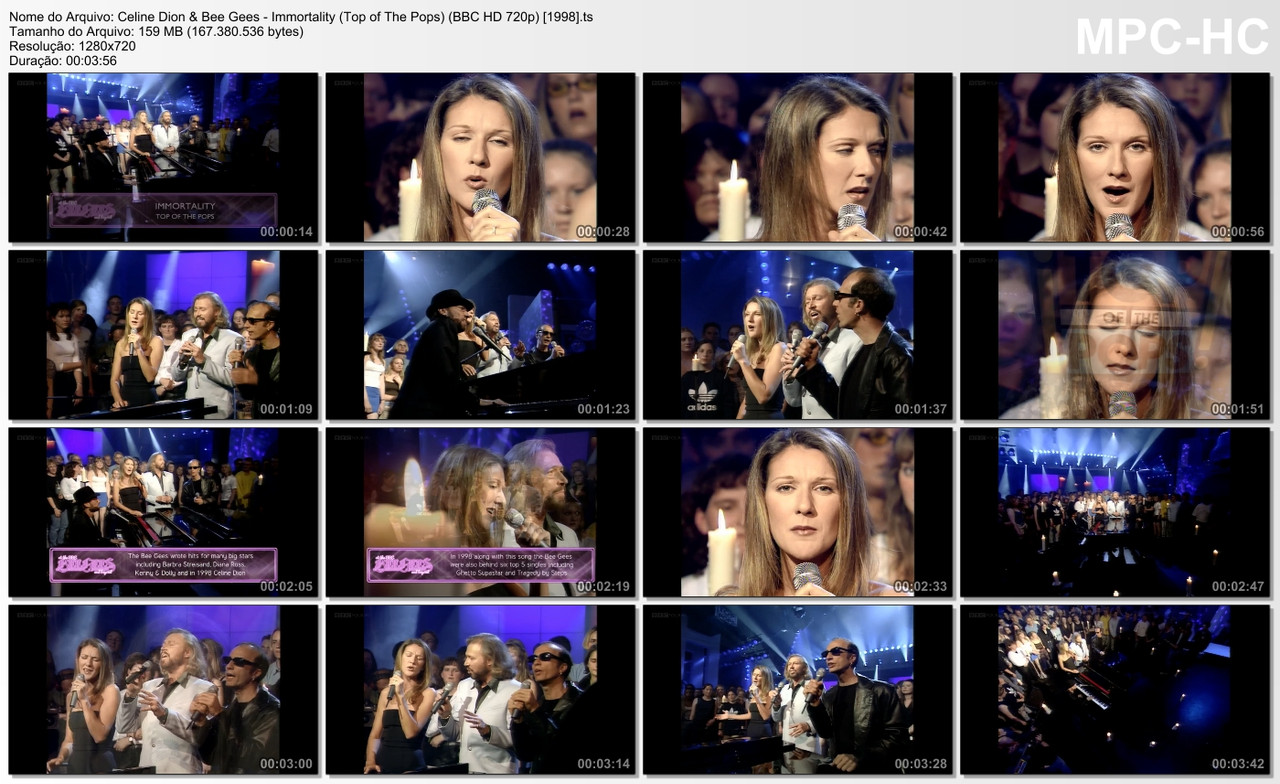 Celine Dion & Bee Gees - Immortality (Top of The Pops) (BBC HD 720p) [1998].mp4