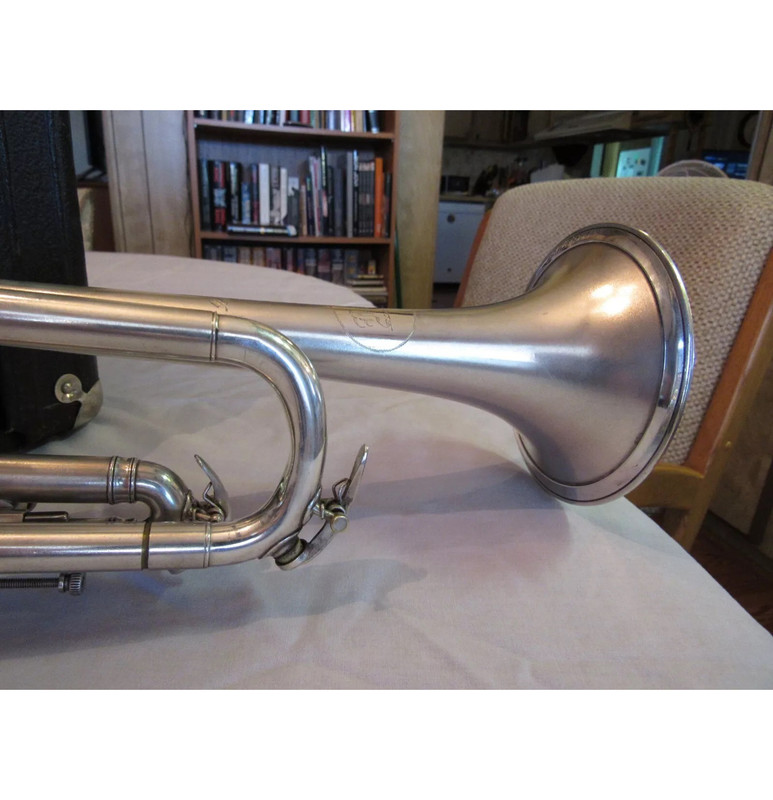 Holton 1936 Model 34 Resotone trumpet sn 119925 (8)
