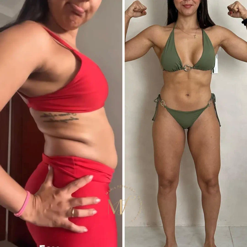 Before and after transformation 6