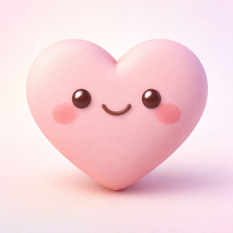 Biểu tượng đất sét pastel 3D dễ thương