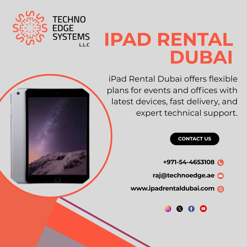 Reliable iPad Rental Dubai Solutions for Business