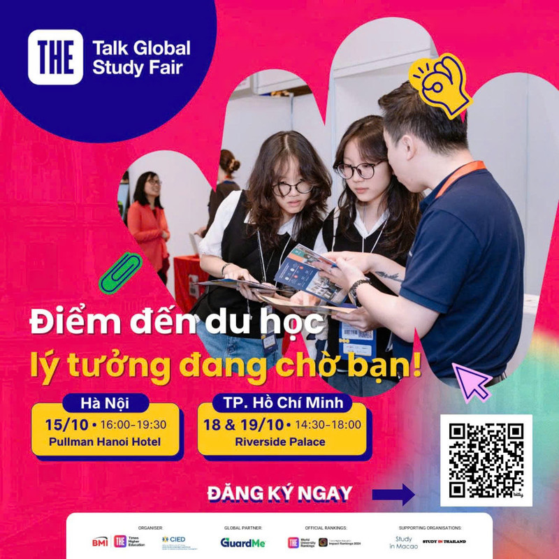 MỜI DỰ HỘI THẢO DU HỌC QUỐC TẾ TIMES HIGHER EDUCATION 2025