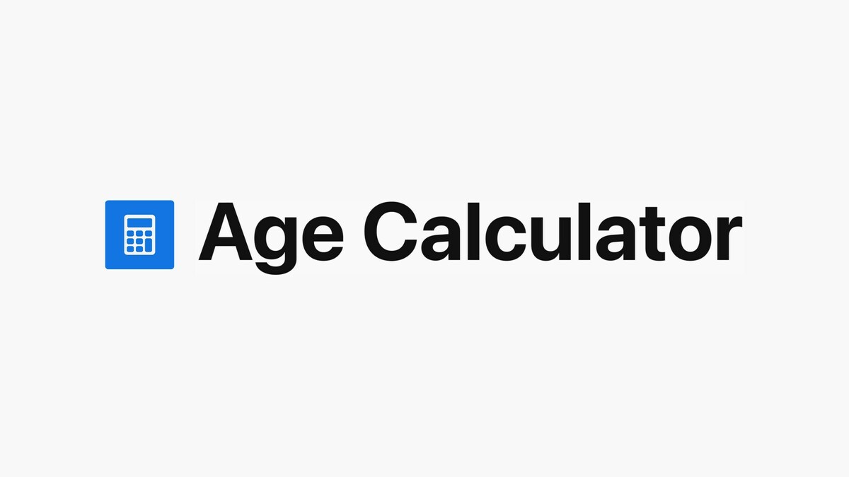 Age Calculator Project