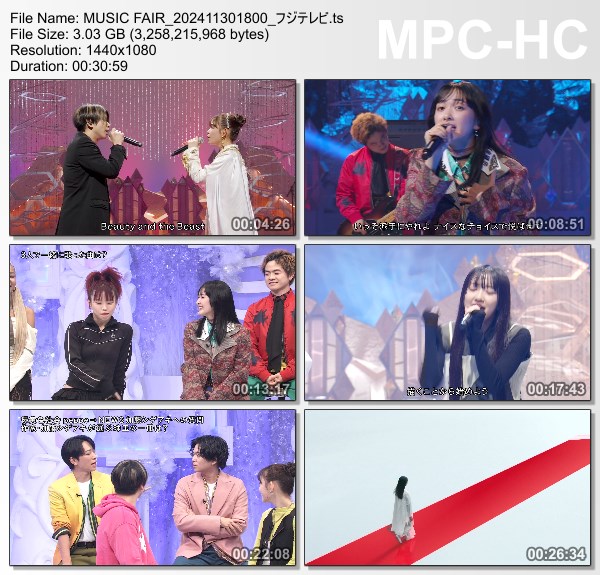 [TV-Variety] MUSIC FAIR – 2024.11.30