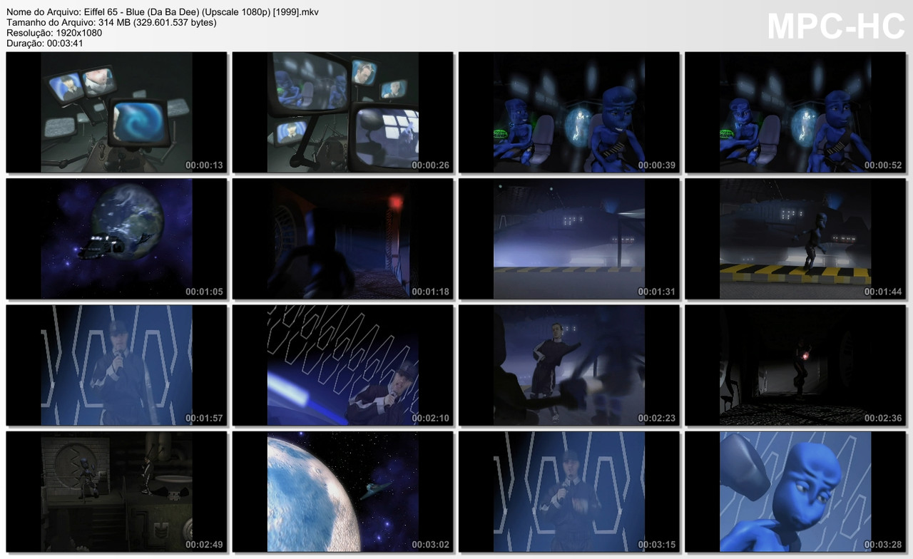 Eiffel 65 - Blue (Da Ba Dee) (Upscale 1080p) [1999]